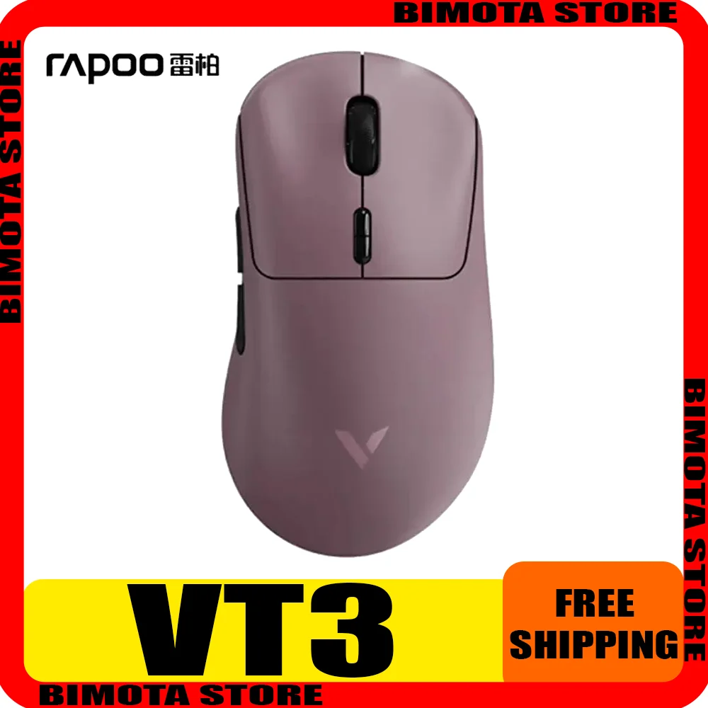 Беспроводная игровая мышь Rapoo VT3 MAX, скандинавский чип 54L15, длительный срок службы батареи, эргономичная офисная мышь, двойная частота возврата 8K, настройка
Беспроводная игровая мышь Rapoo VT3 MAX, скандинавский чип 54L15, длительный срок службы батареи, эргономичная офисная мышь, двойная частота возврата 8K, настройка