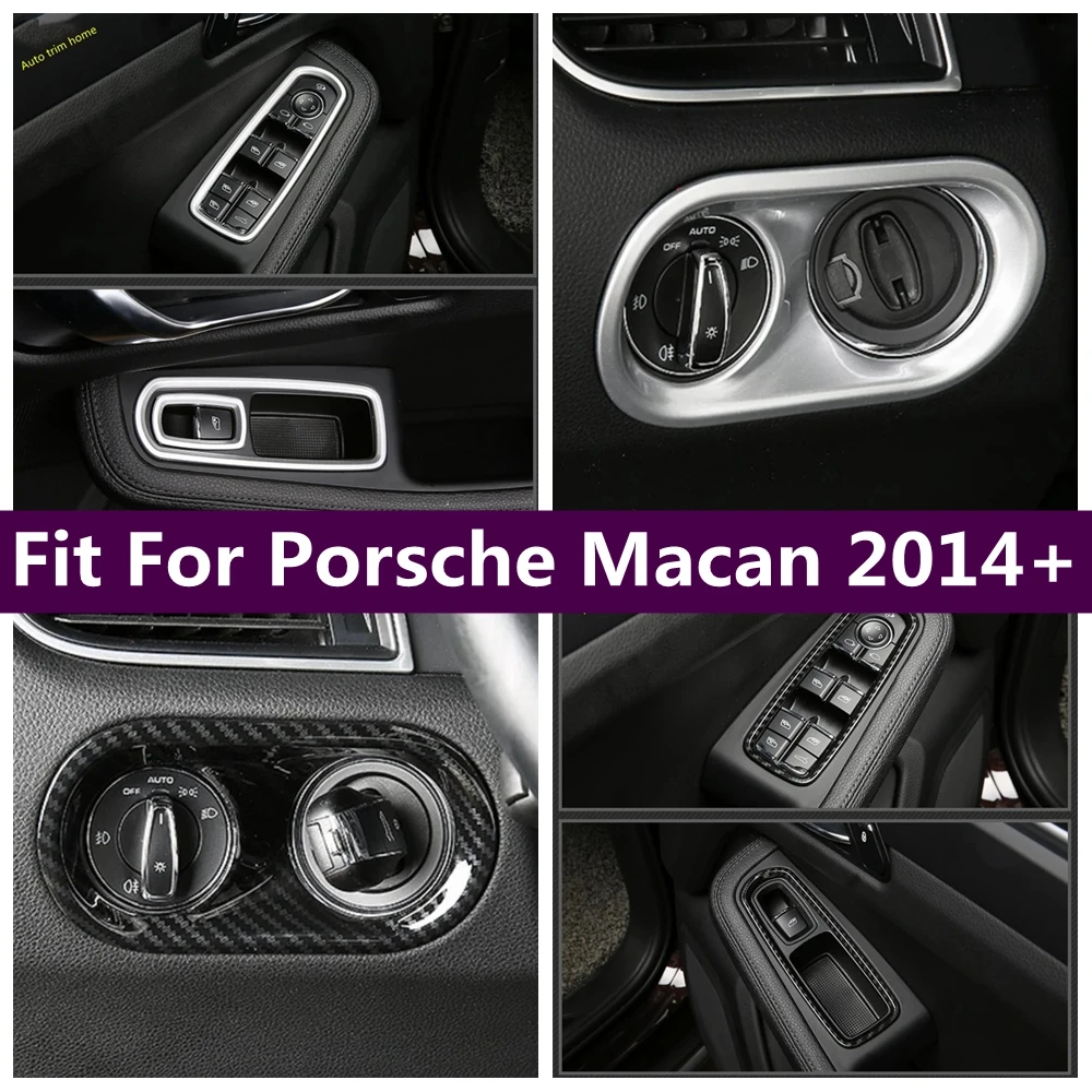 Window Glass Lift Control Button / Head Lamp Light Switch Cover Trim Fit For Porsche Macan 2014 - 2020 Car Accessories
Window Glass Lift Control Button / Head Lamp Light Switch Cover Trim Fit For Porsche Macan 2014 - 2020 Car Accessories