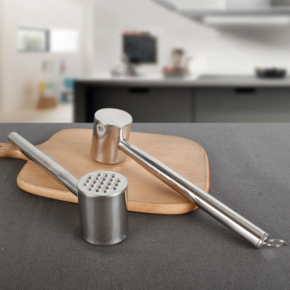 Stainless Steel Meat Hammer Double sided Mallet Kitchen Tool Household Supply Poultry Tenderizer Meat Loose Hammer
Stainless Steel Meat Hammer Double sided Mallet Kitchen Tool Household Supply Poultry Tenderizer Meat Loose Hammer