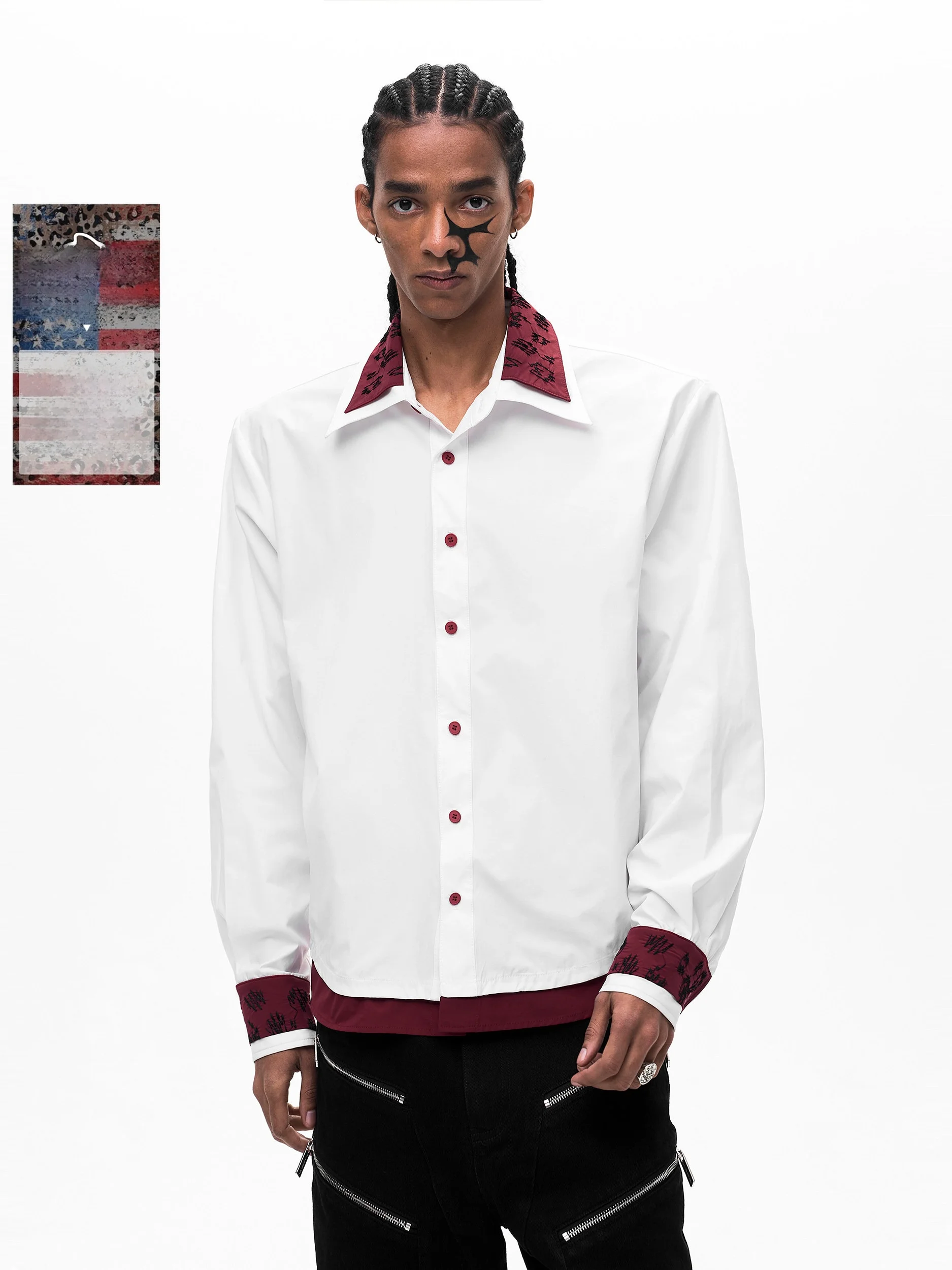 StarTexceedend Men's Double Collar Shirt Embroidered Fake Two-Piece Spring Summer Fashion Youth Dark Style Standard Fit Long ...
StarTexceedend Men's Double Collar Shirt Embroidered Fake Two-Piece Spring Summer Fashion Youth Dark Style Standard Fit Long ...