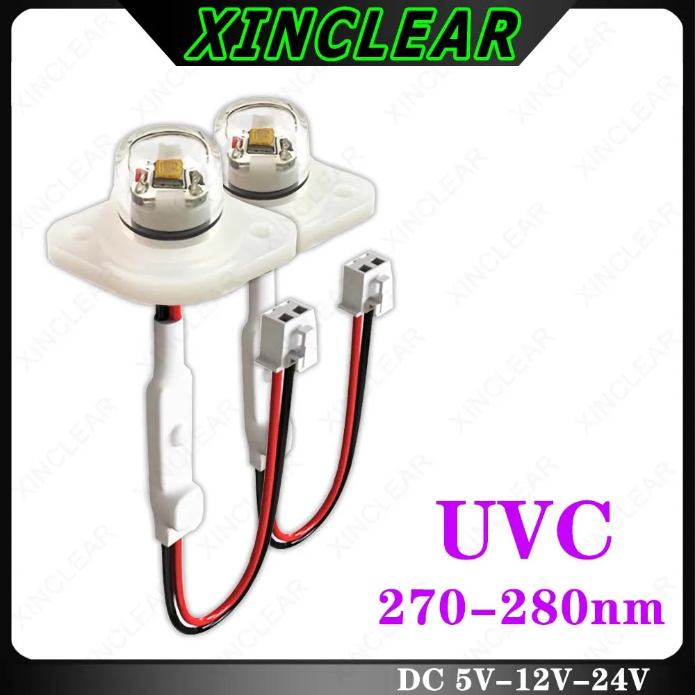 1 шт., светодиодная лампа глубокого ультрафиолета UV C UVC 270 нм 275 нм 280 нм постоянного тока 5 В 12 В 24 В для очистки воздуха, дезинфекции и стерилизации воды
1 шт., светодиодная лампа глубокого ультрафиолета UV C UVC 270 нм 275 нм 280 нм постоянного тока 5 В 12 В 24 В для очистки воздуха, дезинфекции и стерилизации воды