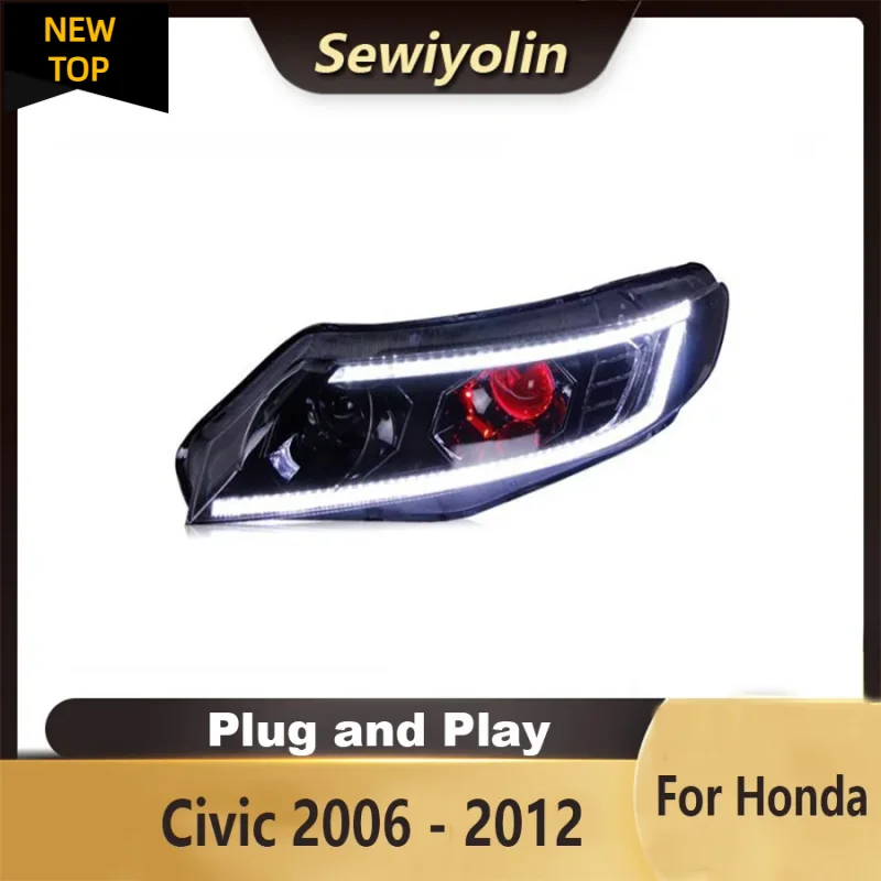 2pcs For Honda Civic 2006-2012 Headlight Assembly Modified LED Daytime Running Light DRL Signal Automotive Plug And Play
2pcs For Honda Civic 2006-2012 Headlight Assembly Modified LED Daytime Running Light DRL Signal Automotive Plug And Play