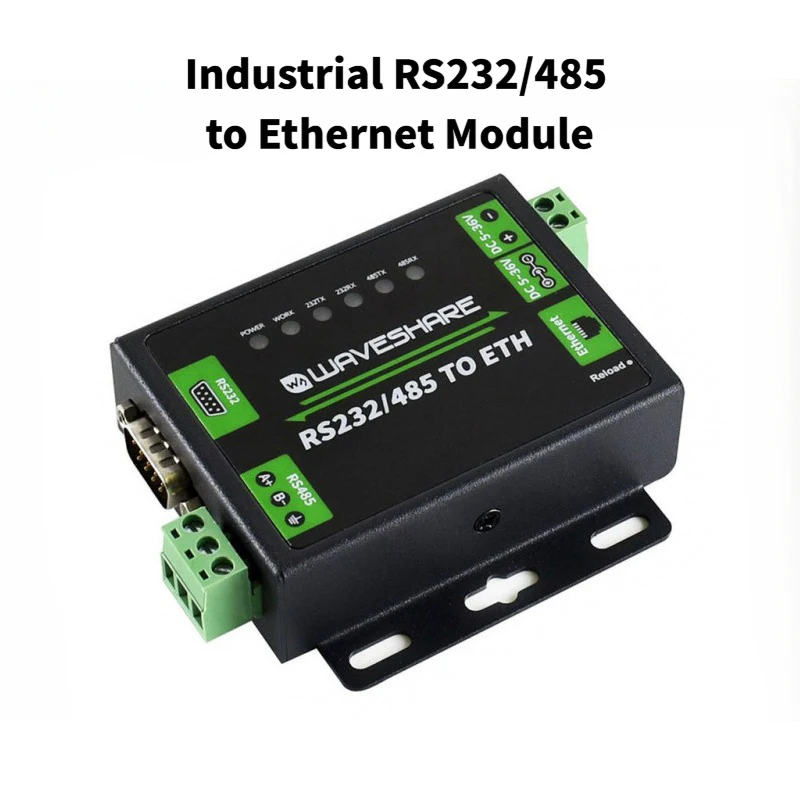 Industrial RS232/485 to Ethernet Module – Dual Serial Port, RJ45, 10/100M, Bidirectional Transparent Transmission
Industrial RS232/485 to Ethernet Module – Dual Serial Port, RJ45, 10/100M, Bidirectional Transparent Transmission