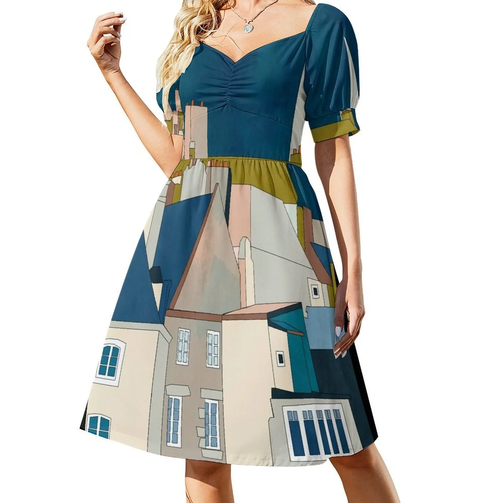 Brittany Illustration France Short Sleeved Dress elegant dresses plus sizes Clothing female Dress
Brittany Illustration France Short Sleeved Dress elegant dresses plus sizes Clothing female Dress
