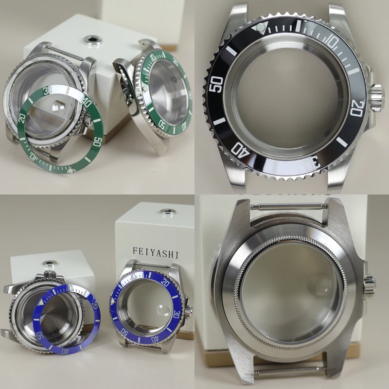 40mm Polish Waterproof Watch Case Sapphire For SUB Seiko NH35 NH36 8215 2824 Movement 28.5mm Dial Black Blue Green Ceramic Bezel
40mm Polish Waterproof Watch Case Sapphire For SUB Seiko NH35 NH36 8215 2824 Movement 28.5mm Dial Black Blue Green Ceramic Bezel