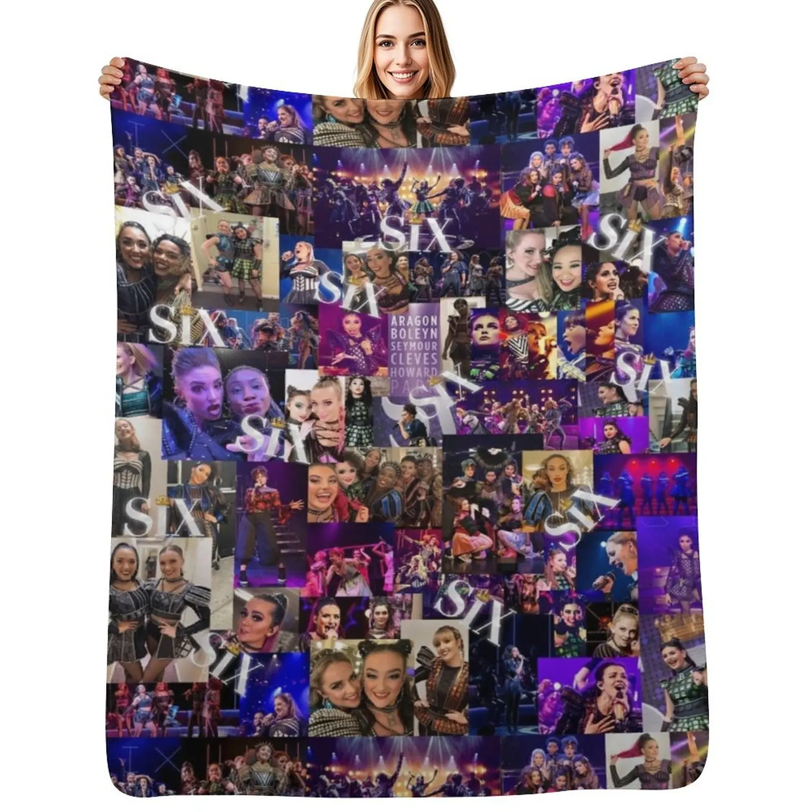 Six Collage Throw Blanket Warm Napping Blanket for Office Couch Bed
Six Collage Throw Blanket Warm Napping Blanket for Office Couch Bed