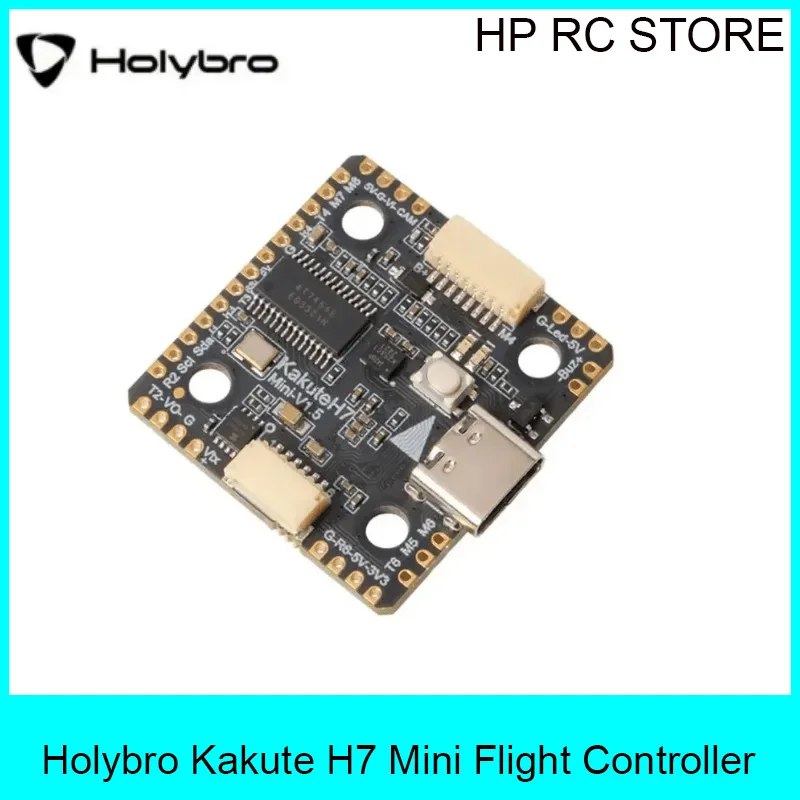 Holybro Kakute H7 Mini Flight Controller, H743 BMI270 1GB Flash 20x20mm for FPV Drone, Digital HD System & RC Airplane
Holybro Kakute H7 Mini Flight Controller, H743 BMI270 1GB Flash 20x20mm for FPV Drone, Digital HD System & RC Airplane