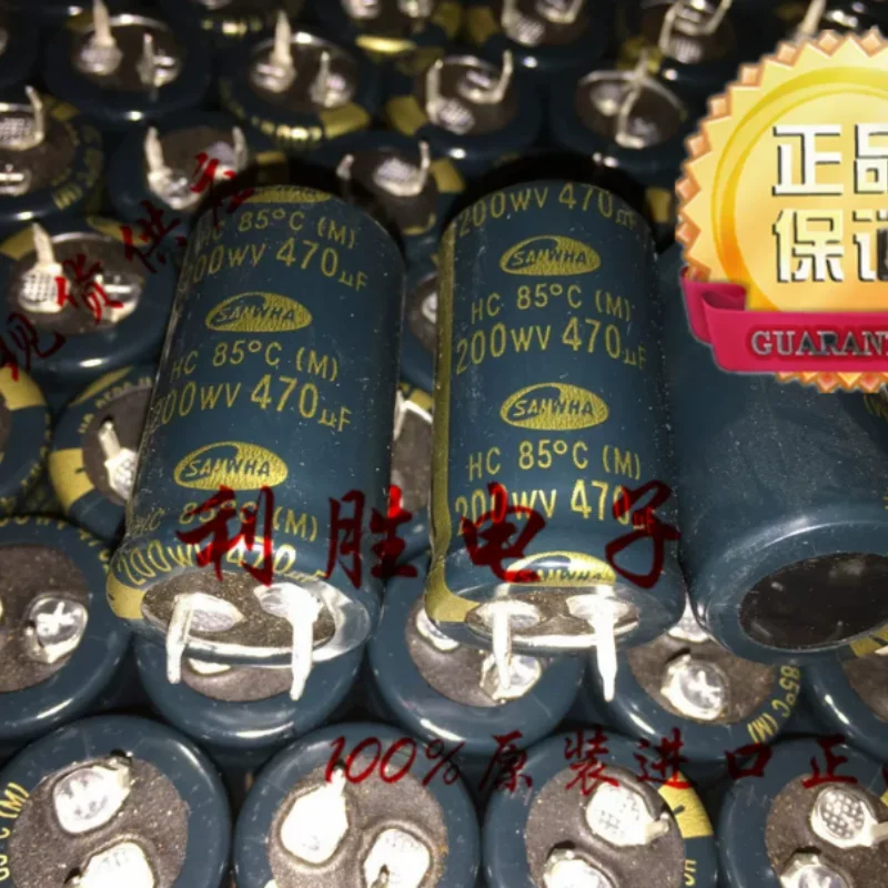 10PCS-100PCS Brand new genuine Korean Sanhe SAMWHA aluminum electrolytic capacitor 200V470UF 22X40 HC 85 degrees
10PCS-100PCS Brand new genuine Korean Sanhe SAMWHA aluminum electrolytic capacitor 200V470UF 22X40 HC 85 degrees