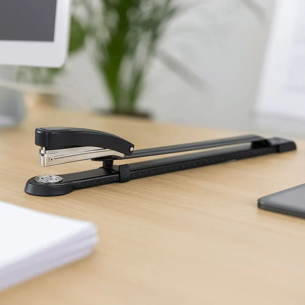50-Sheet Capacity Long Reach Stapler Thickened Metal Body Long Arm Stapler Effortless Educational Paper Stapler Binding Supplies
50-Sheet Capacity Long Reach Stapler Thickened Metal Body Long Arm Stapler Effortless Educational Paper Stapler Binding Supplies