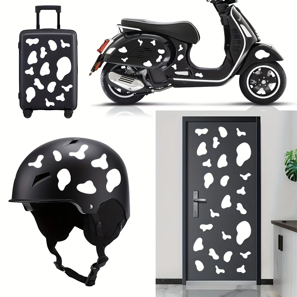 Cow Print Sticker Set, Cute Black White Vinyl Decal for Scooter, Car and Motorcycle
Cow Print Sticker Set, Cute Black White Vinyl Decal for Scooter, Car and Motorcycle