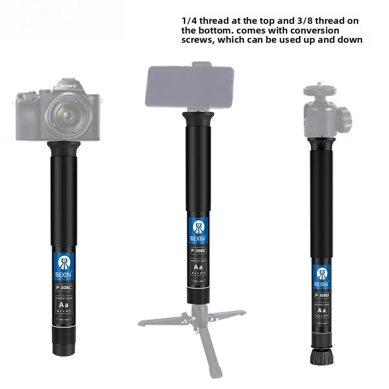P308C/D SLR camera monopod, portable monopod for travel, micro-single mobile phone live broadcast bracket
P308C/D SLR camera monopod, portable monopod for travel, micro-single mobile phone live broadcast bracket