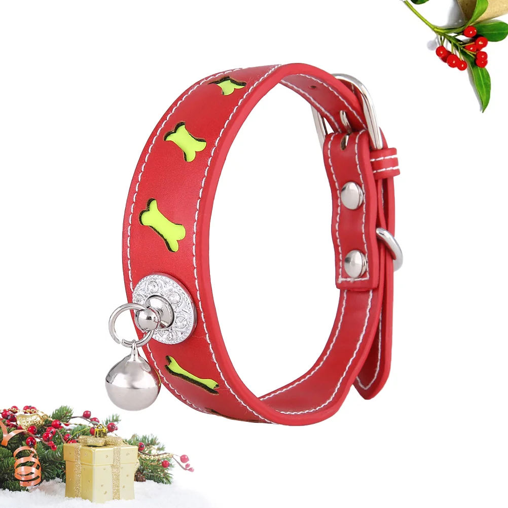 1pc Bone Shape Pet Collar Adjustable PU Reflective Collar Creative Bell Decor Necklace for Pet Cat Dog(Red)
1pc Bone Shape Pet Collar Adjustable PU Reflective Collar Creative Bell Decor Necklace for Pet Cat Dog(Red)