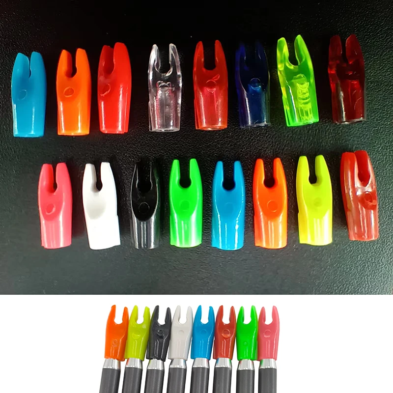 50pcs Plastic Arrow Nocks For ID 4.2/6.2mm Arrow Shaft Arrow Aluminum Pin Hunting Shooting Archery Accessory
50pcs Plastic Arrow Nocks For ID 4.2/6.2mm Arrow Shaft Arrow Aluminum Pin Hunting Shooting Archery Accessory