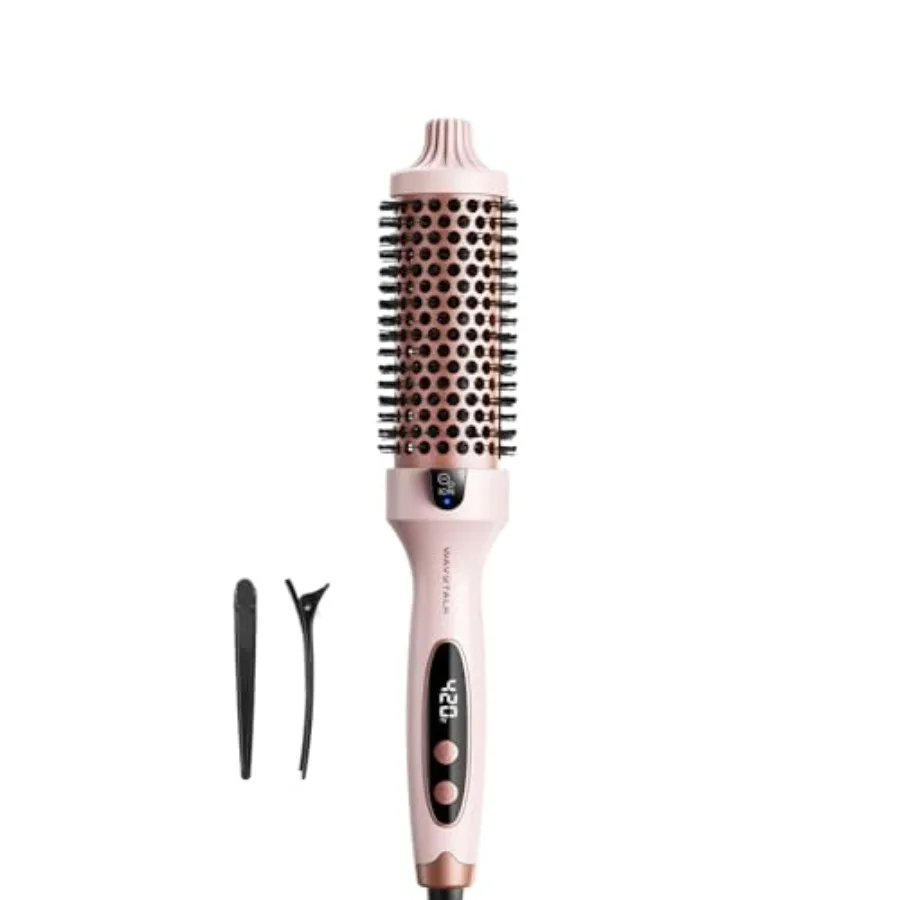 Thermal Brush Blowout Boost 1.5 inch Heated Round Brush for Blowout Look Dual Voltage Pink Sakura Tourmaline Ceramic Negative I
Thermal Brush Blowout Boost 1.5 inch Heated Round Brush for Blowout Look Dual Voltage Pink Sakura Tourmaline Ceramic Negative I