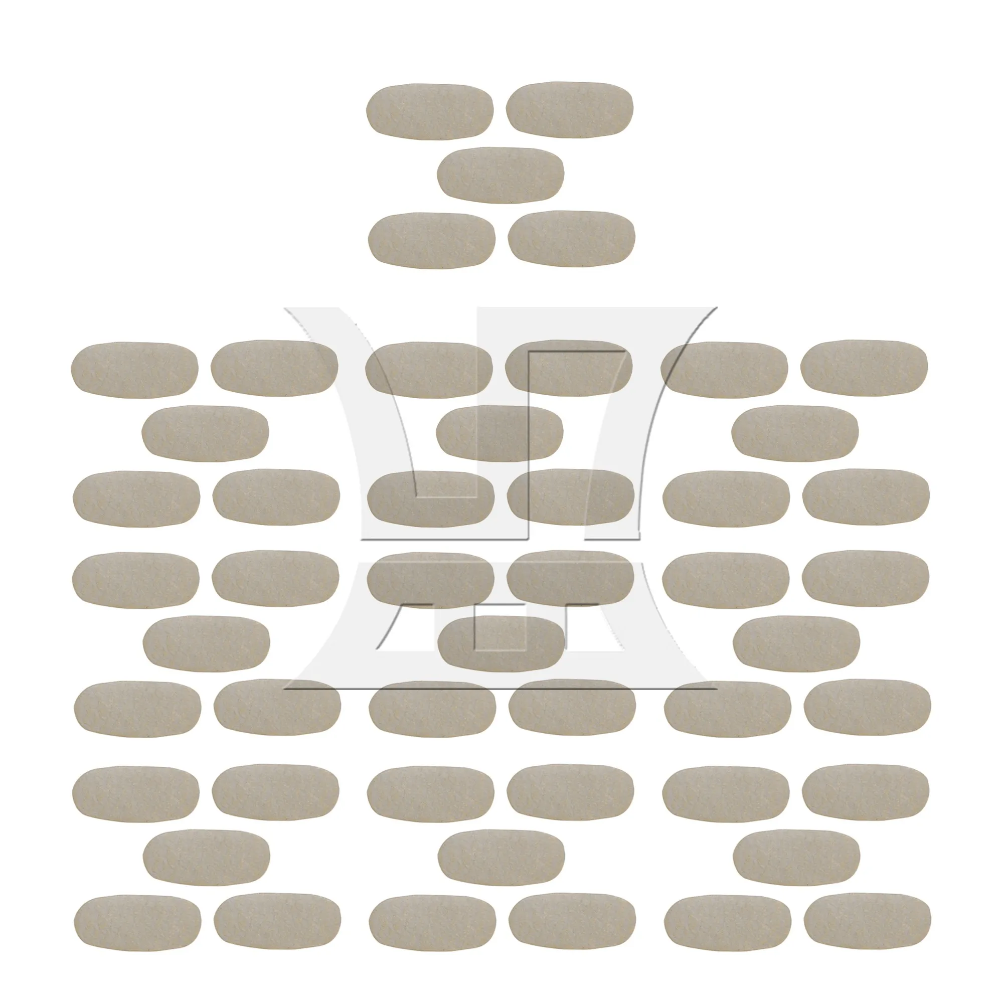 Yibuy 50 Pieces Violin E-string Bridge Pads 0.39"x0.2" Leather Viola Replacement Pad
Yibuy 50 Pieces Violin E-string Bridge Pads 0.39"x0.2" Leather Viola Replacement Pad