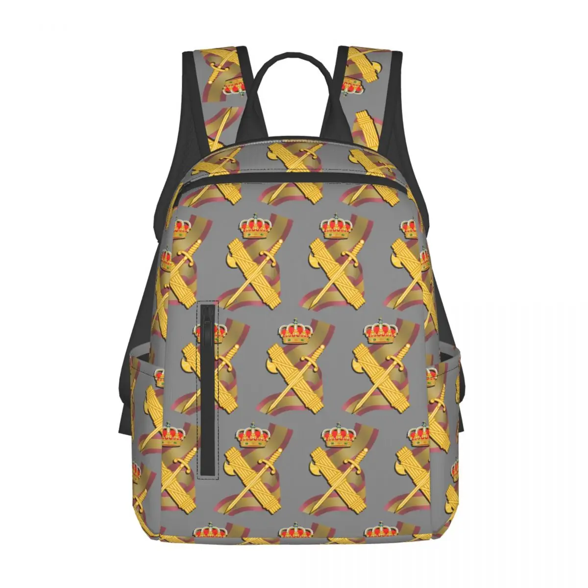 Spanish Guard Civil Spain Flag Backpack Daypack Children BookBag School Bag Shoulder Bags for Men Women
Spanish Guard Civil Spain Flag Backpack Daypack Children BookBag School Bag Shoulder Bags for Men Women