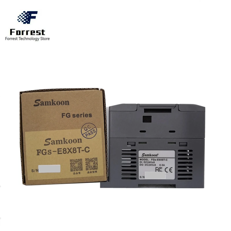 Samkoon PLC FGs-E8X8T-C FGs-E8X8R-C Digital Module Input: 8 Channels / Output: 8 Channels
Samkoon PLC FGs-E8X8T-C FGs-E8X8R-C Digital Module Input: 8 Channels / Output: 8 Channels