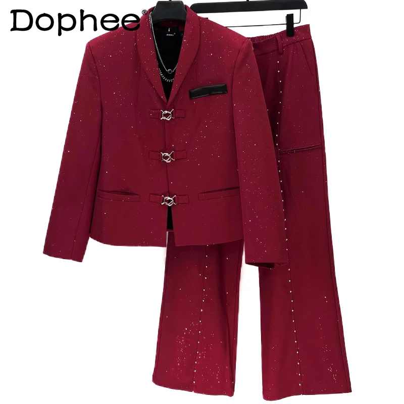 2025 Осенние мужские новые модные комплекты из 2 предметов, красивый свободный дизайн, комплекты костюмов на пуговицах, высококачественные короткие костюмные брюки со звездным небом, комплекты из двух предметов
2025 Осенние мужские новые модные комплекты из 2 предметов, красивый свободный дизайн, комплекты костюмов на пуговицах, высококачественные короткие костюмные брюки со звездным небом, комплекты из двух предметов