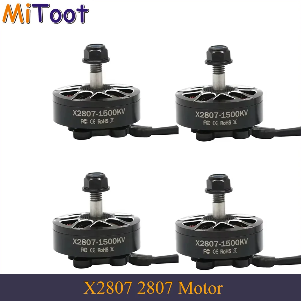 4pcs Uangel X2807 2807 Motor 1300KV 4S 1500KV 1700KV 6S Brushless Motor for FPV Freestyle 7inch Long Range LR7 Drones DIY Parts
4pcs Uangel X2807 2807 Motor 1300KV 4S 1500KV 1700KV 6S Brushless Motor for FPV Freestyle 7inch Long Range LR7 Drones DIY Parts