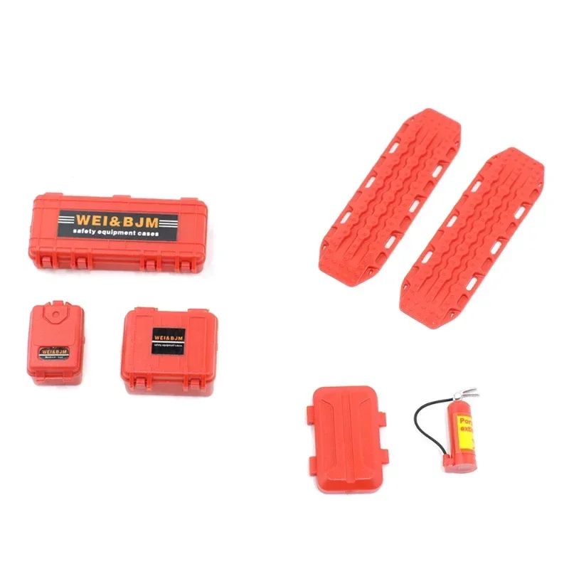 Decoration Parts Plastic Oil Drum Luggage Traction Board Extinguisher for 1/18 1/24 RC Model Car TRX4M TRX-4M SCX24
Decoration Parts Plastic Oil Drum Luggage Traction Board Extinguisher for 1/18 1/24 RC Model Car TRX4M TRX-4M SCX24