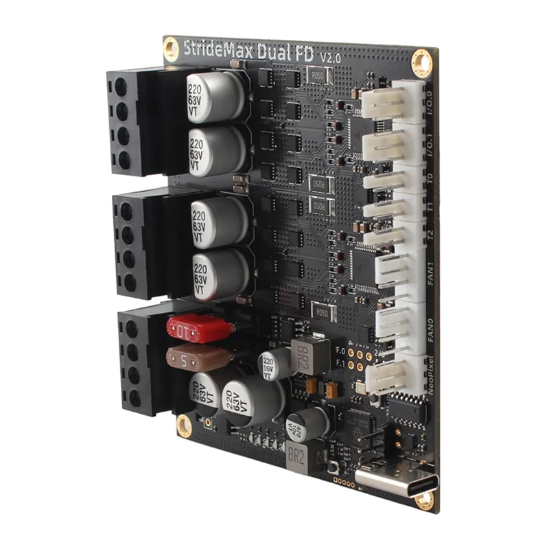 Материнская плата Classic-Stridemax Dual FD Tmc5160 и автомобильный предохранитель, макс. 60 В, поддержка Klipper и RRF для 3D-принтеров Voron VZ, аксессуары
Материнская плата Classic-Stridemax Dual FD Tmc5160 и автомобильный предохранитель, макс. 60 В, поддержка Klipper и RRF для 3D-принтеров Voron VZ, аксессуары