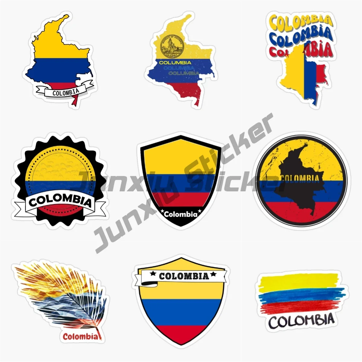 COLUMBIA Flag Removable Car Sticker Waterproof Decal Sticker Colombian Flag Accessories Vinyl Self-adhesive Car Sticker
COLUMBIA Flag Removable Car Sticker Waterproof Decal Sticker Colombian Flag Accessories Vinyl Self-adhesive Car Sticker