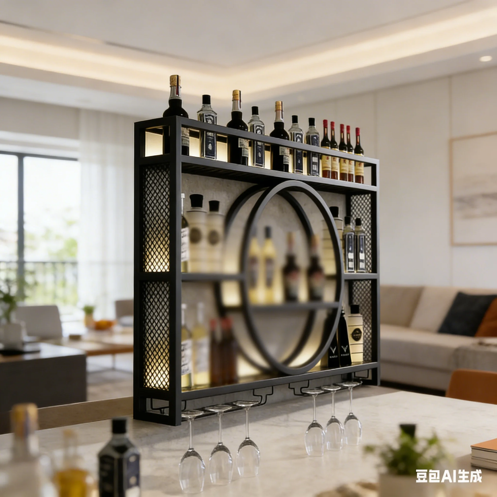 AOLIVIYA Iron Art Modern Minimalist Wall Mounted Wine Rack, Display Cabinet Storage for Bar Restaurant Home B741859
AOLIVIYA Iron Art Modern Minimalist Wall Mounted Wine Rack, Display Cabinet Storage for Bar Restaurant Home B741859