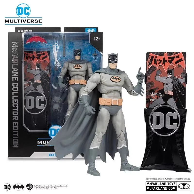 Коллекционная фигурка McFarlane Toys DC Multiverse Manga Бэтмен, 18 см (7 дюймов), оригинальная модель, подарок, украшение для дома
Коллекционная фигурка McFarlane Toys DC Multiverse Manga Бэтмен, 18 см (7 дюймов), оригинальная модель, подарок, украшение для дома