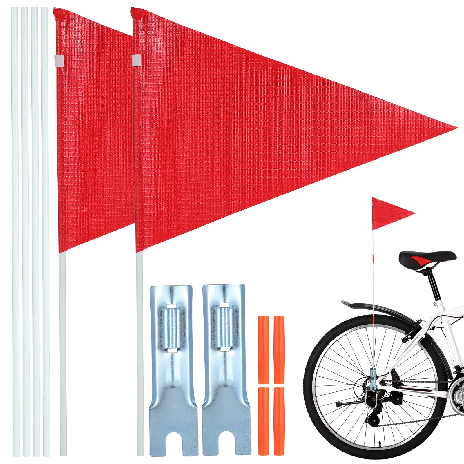 2 комплекта задних велосипедных флагов: надежные детские сигнальные флаги для безопасности, флаги на шток велосипеда, аксессуары для предупреждения при езде на велосипеде, флаги безопасности на вынос велосипеда
2 комплекта задних велосипедных флагов: надежные детские сигнальные флаги для безопасности, флаги на шток велосипеда, аксессуары для предупреждения при езде на велосипеде, флаги безопасности на вынос велосипеда