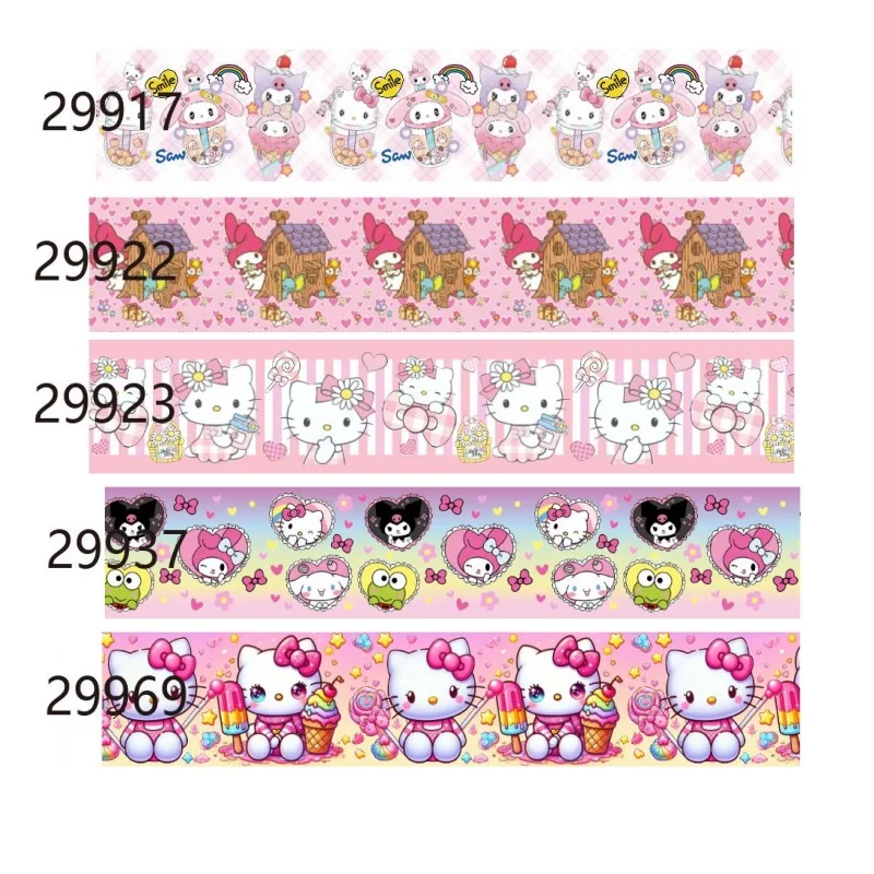 10yards Hello Kitty and My Melody Love Grosgrain Ribbon 25mm for Making Bows DIY Craft Materials Accessories
10yards Hello Kitty and My Melody Love Grosgrain Ribbon 25mm for Making Bows DIY Craft Materials Accessories