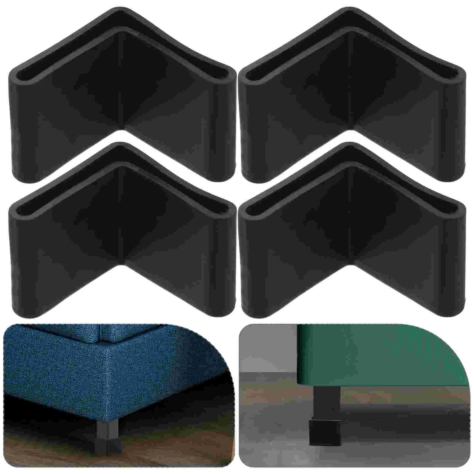 12 Pcs Triangular Iron Feet Anti Slip Furniture Pads Shelf Leg Protectors Rubber Foot Cover
12 Pcs Triangular Iron Feet Anti Slip Furniture Pads Shelf Leg Protectors Rubber Foot Cover