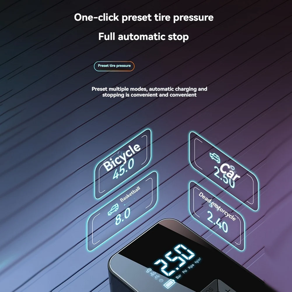 M86K перезаряжаемый воздушный насос для накачивания шин портативный компрессор цифровой беспроводной автомобильный насос для накачивания шин для мотоциклов велосипедные шарики
M86K перезаряжаемый воздушный насос для накачивания шин портативный компрессор цифровой беспроводной автомобильный насос для накачивания шин для мотоциклов велосипедные шарики