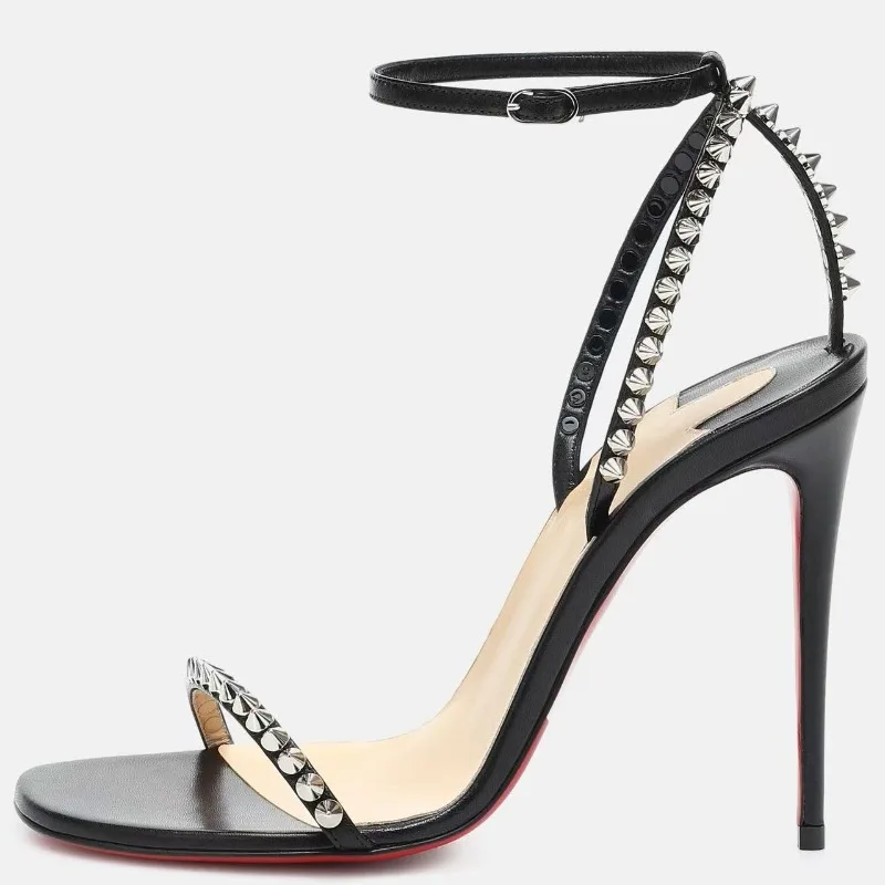 2025 French Socialitetemperament Sexyslim High-heeled Rivetbuckle Strapopen Toesandals European AndAmerican Women's Banquetshoes
2025 French Socialitetemperament Sexyslim High-heeled Rivetbuckle Strapopen Toesandals European AndAmerican Women's Banquetshoes