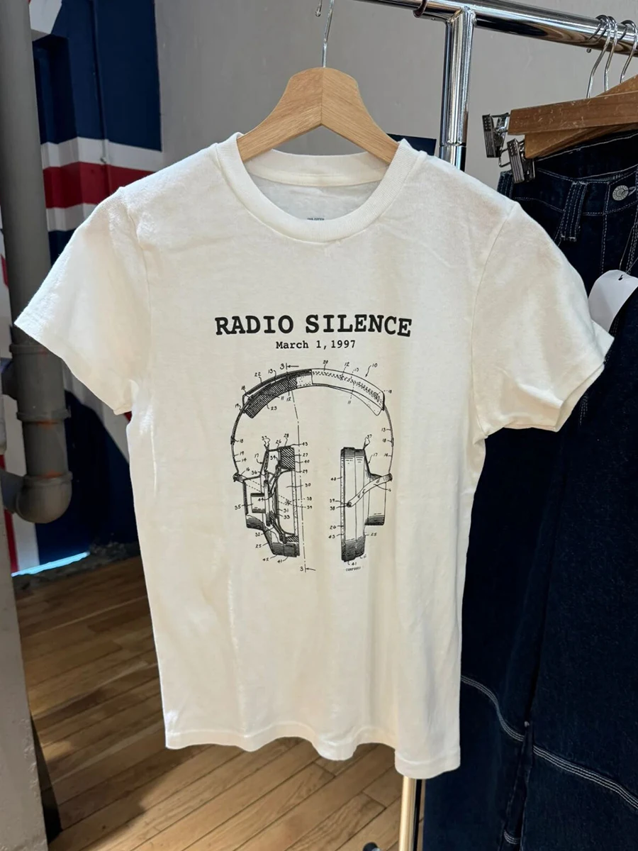 Headset Print White T-shirts Woman Short Sleeve O-neck Slim Tees Summer Casual Vintage Streetwear Graphic Cotton T Shirt Y2k Top
Headset Print White T-shirts Woman Short Sleeve O-neck Slim Tees Summer Casual Vintage Streetwear Graphic Cotton T Shirt Y2k Top