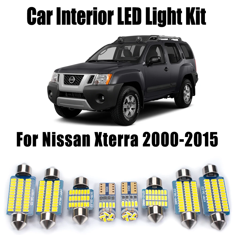 Canbus For Nissan Xterra 2000-2012 2013 2014 2015 Vehicle LED Interior Reading Map Dome License Plate Light Kit Car Accessories
Canbus For Nissan Xterra 2000-2012 2013 2014 2015 Vehicle LED Interior Reading Map Dome License Plate Light Kit Car Accessories