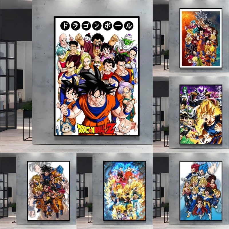 Dragon Ball Goku Decor Poster Integrating Elements of Many Characters High Quality Materials It Brings Anime Charm To Home
Dragon Ball Goku Decor Poster Integrating Elements of Many Characters High Quality Materials It Brings Anime Charm To Home