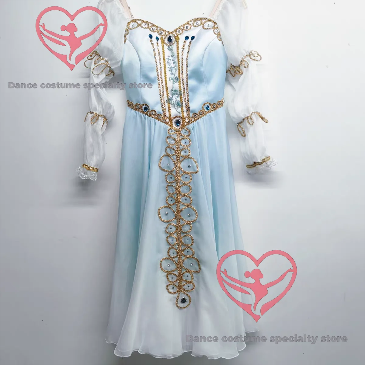 New Blue Swan Lake Scene One Long Tulle Puffy Skirt Ballet Competition Costume GDC Professional Custom Performance Attire
New Blue Swan Lake Scene One Long Tulle Puffy Skirt Ballet Competition Costume GDC Professional Custom Performance Attire