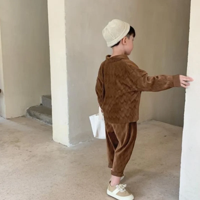 Boys Coat +Pants Kids Suits Cotton 2PCS/Set 2024 Retro Spring Autumn Cotton Sportswear Suit Tracksuits Outfits Children Clothing
Boys Coat +Pants Kids Suits Cotton 2PCS/Set 2024 Retro Spring Autumn Cotton Sportswear Suit Tracksuits Outfits Children Clothing