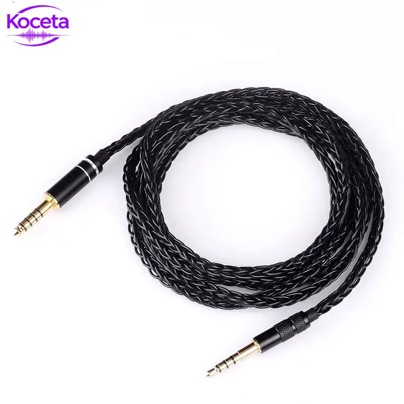 Koceta Silver Plated OFC 3.5mm 4.4mm Plug Headphone Cable Headset Audio Cable For shp9500 msr7 1a WH1000XM5 MDR-1A H900 1000XM3
Koceta Silver Plated OFC 3.5mm 4.4mm Plug Headphone Cable Headset Audio Cable For shp9500 msr7 1a WH1000XM5 MDR-1A H900 1000XM3