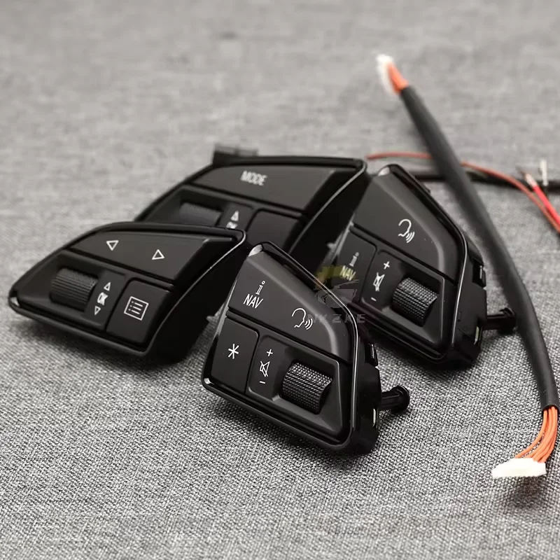 Suitable for Audi A4 A5 Q5 Q7 S4 S5 RS4 4L0951523-DXHA steering wheel multifunction control button switch STD black style
Suitable for Audi A4 A5 Q5 Q7 S4 S5 RS4 4L0951523-DXHA steering wheel multifunction control button switch STD black style