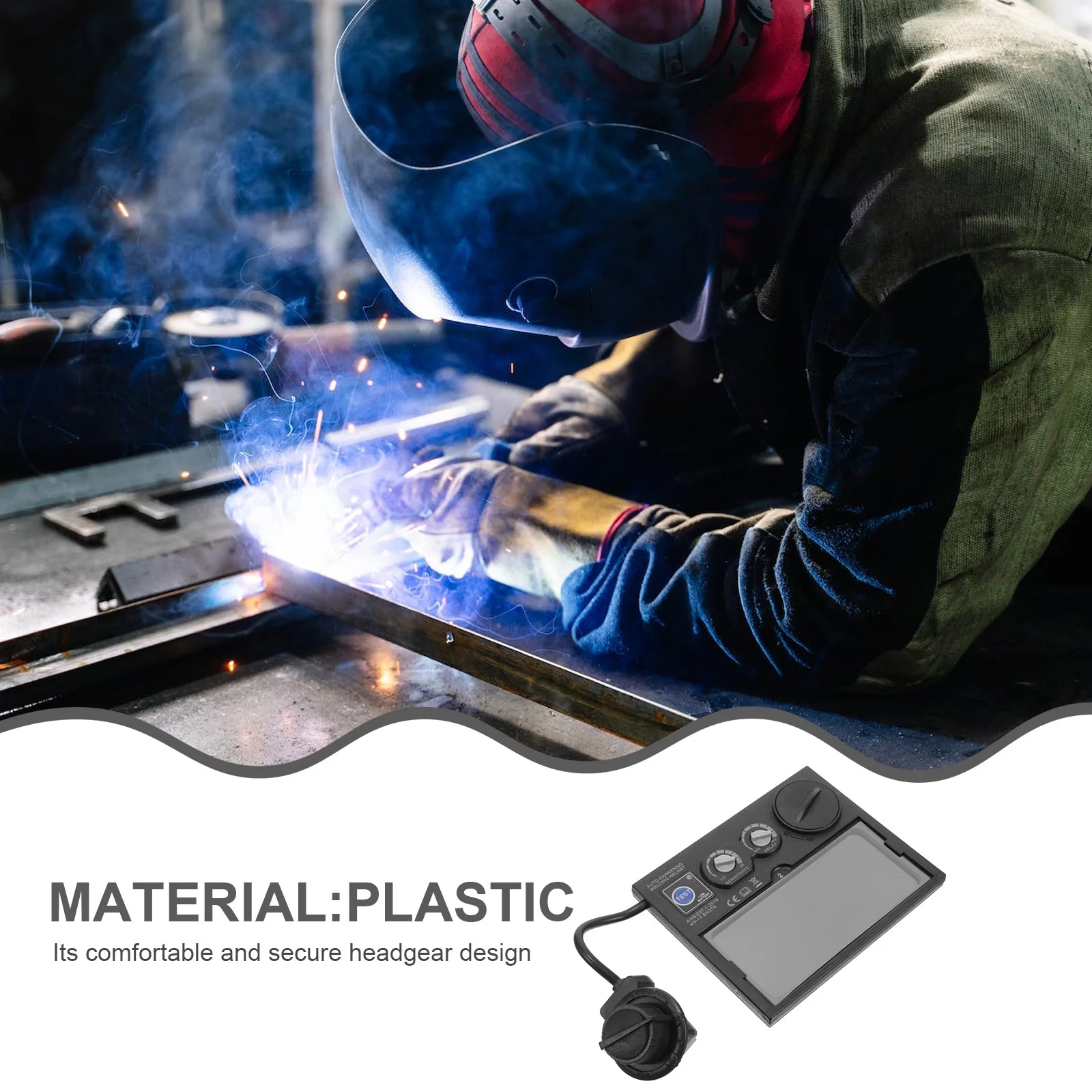 Auto Darkening Welding Lens Protective Equipment Adjustable Color Chameleon Mask Accessories Welding Lens Welder Mask Chameleon
Auto Darkening Welding Lens Protective Equipment Adjustable Color Chameleon Mask Accessories Welding Lens Welder Mask Chameleon