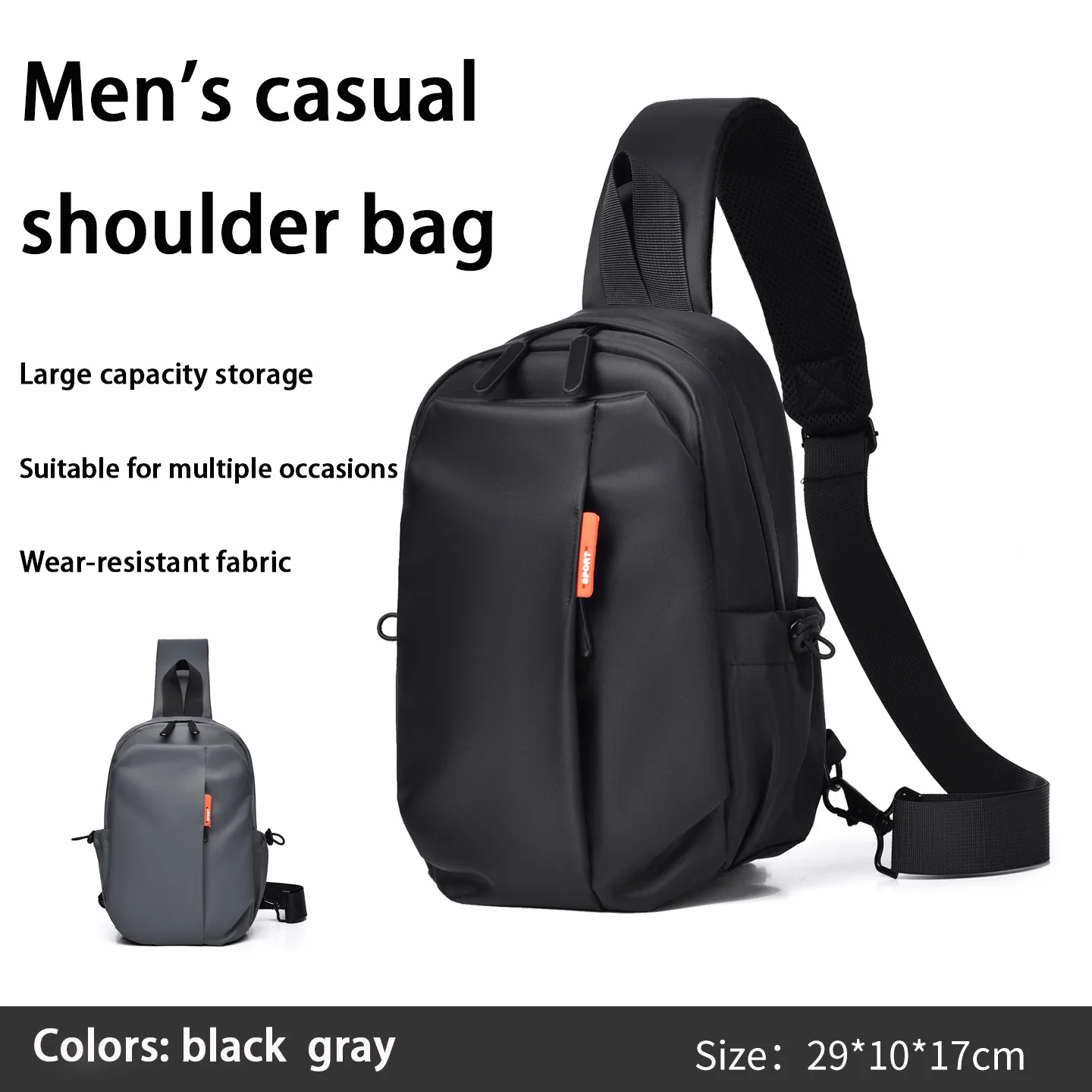 Повседневная мужская нагрудная сумка, прочная и износостойкая мужская сумка на ремне большой вместимости, мужская сумка через плечо для путешествий и велоспорта
Повседневная мужская нагрудная сумка, прочная и износостойкая мужская сумка на ремне большой вместимости, мужская сумка через плечо для путешествий и велоспорта