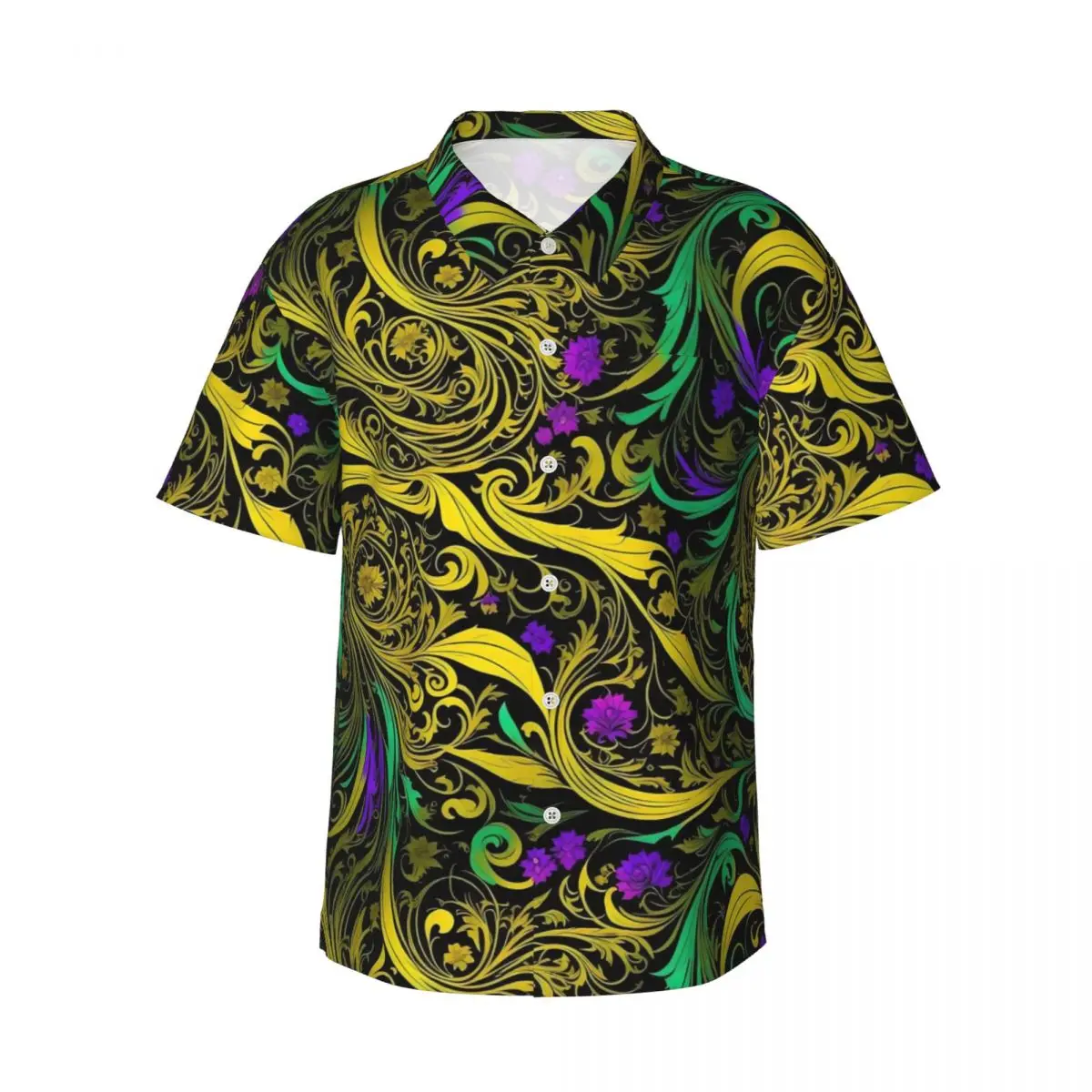 Психоделическое искусство Nouveau, пляжная рубашка, желтые гавайские повседневные рубашки с цветочным принтом, мужские блузки в стиле ретро, топы с короткими рукавами в уличном стиле на заказ 
Психоделическое искусство Nouveau, пляжная рубашка, желтые гавайские повседневные рубашки с цветочным принтом, мужские блузки в стиле ретро, топы с короткими рукавами в уличном стиле на заказ