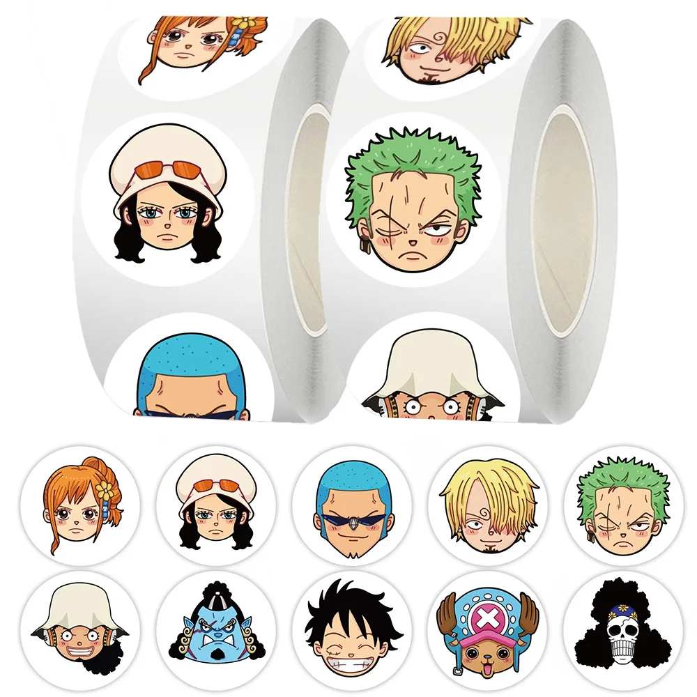 500pcs/Roll ONE PIECE Anime Cartoon Sealing Sticker DIY PVC Laptop Decals Decoration Stiker Reward Gift Toys
500pcs/Roll ONE PIECE Anime Cartoon Sealing Sticker DIY PVC Laptop Decals Decoration Stiker Reward Gift Toys