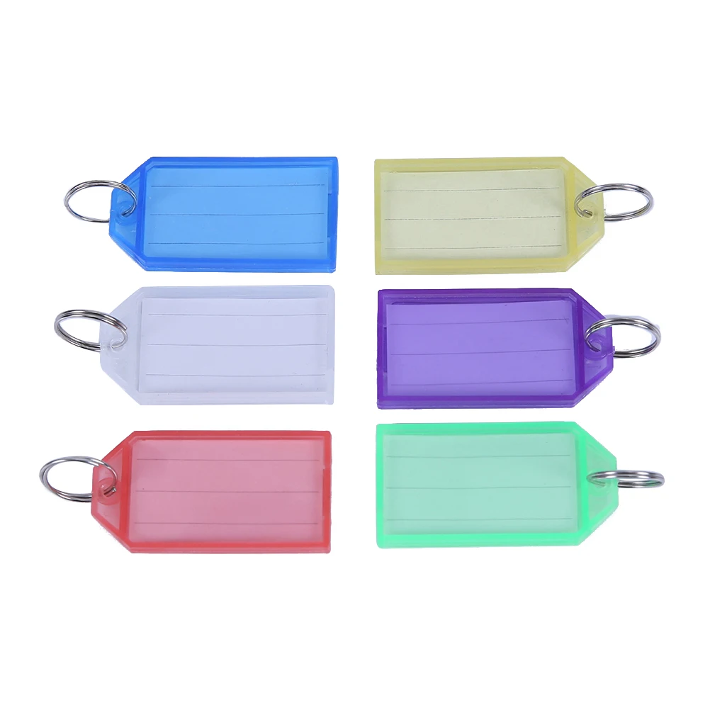 24pcs Multicolor Id Plastic Luggage Labels With Key Rings For Keys Pet Name Hotel Agent Key Tags With Ring Luggage Id
24pcs Multicolor Id Plastic Luggage Labels With Key Rings For Keys Pet Name Hotel Agent Key Tags With Ring Luggage Id