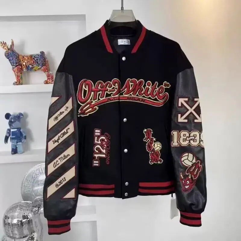 American Style Baseball Jacket Men's Loose Fit Casual Fashion Embroidery Coat Street High Street Hip Hop Trendy
American Style Baseball Jacket Men's Loose Fit Casual Fashion Embroidery Coat Street High Street Hip Hop Trendy