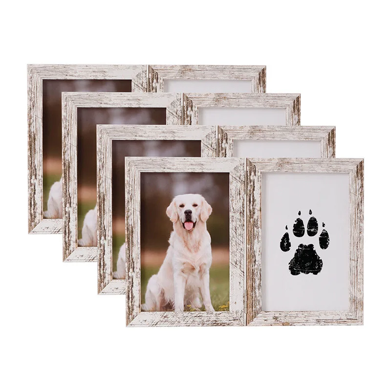 Retro Foldable Dog Paw Print Frame Kit No-Mess Inkless Premium Wooden Pawprint Photo Frame Pet Memorial Gifts for Dogs Cats
Retro Foldable Dog Paw Print Frame Kit No-Mess Inkless Premium Wooden Pawprint Photo Frame Pet Memorial Gifts for Dogs Cats