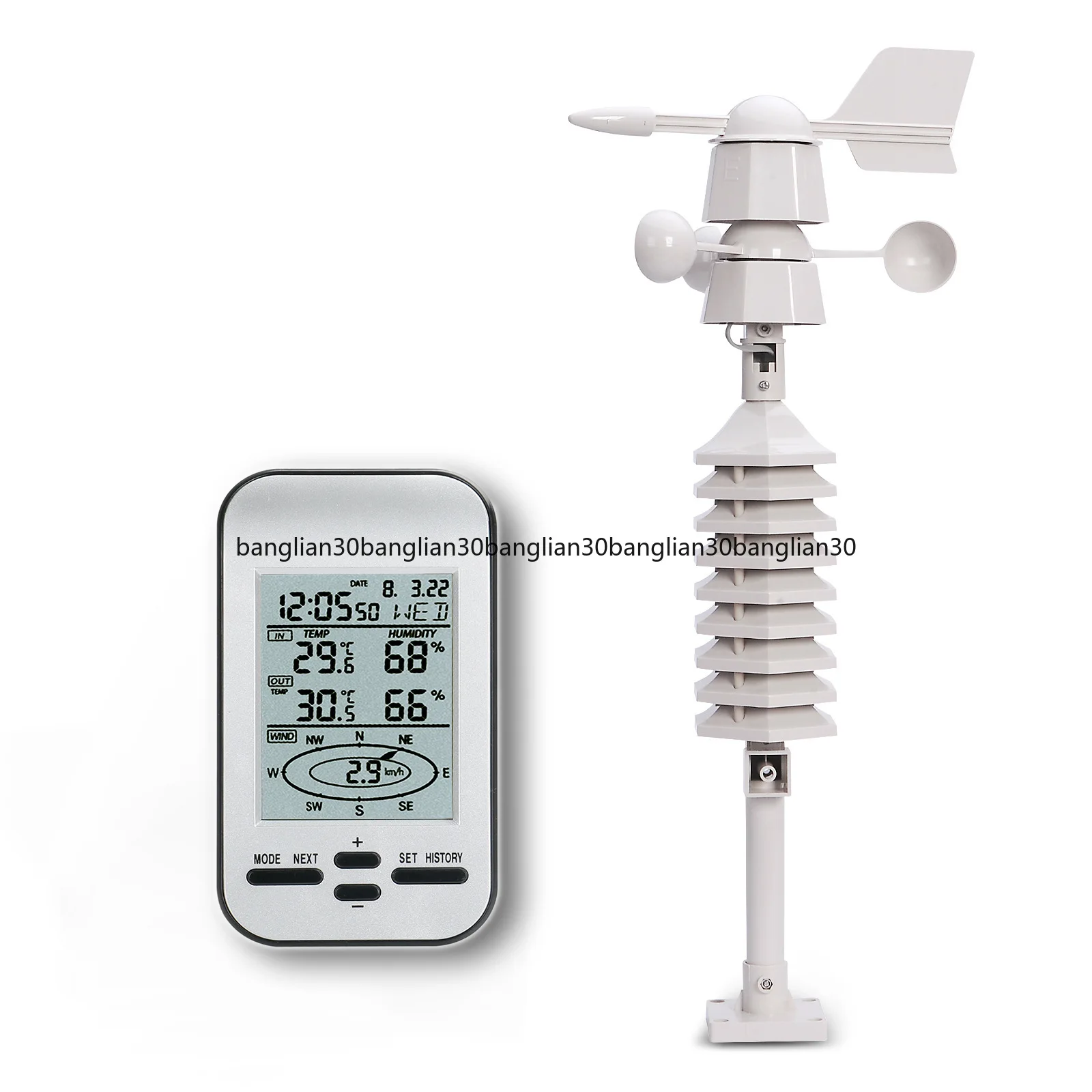 High-precision Wind Speed Anemometer, Household Small Weather Station Suitable for Environmental Protection Weather
High-precision Wind Speed Anemometer, Household Small Weather Station Suitable for Environmental Protection Weather
