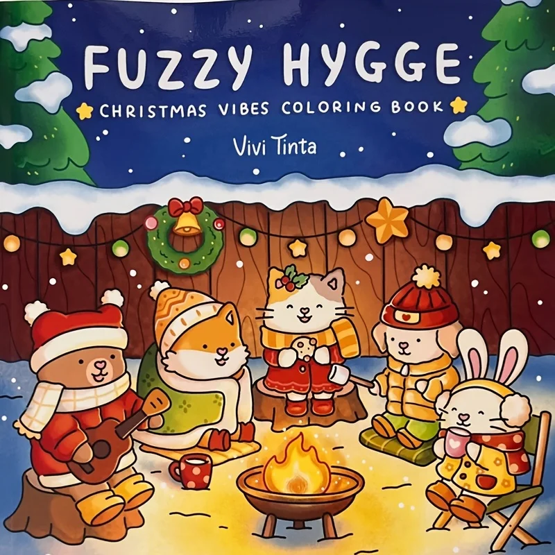 Fun Christmas Coloring Book for Adults and Teens Winter Festivel Scenes with Cute Furry Animal Perfect Christmas Gift for Friend
Fun Christmas Coloring Book for Adults and Teens Winter Festivel Scenes with Cute Furry Animal Perfect Christmas Gift for Friend