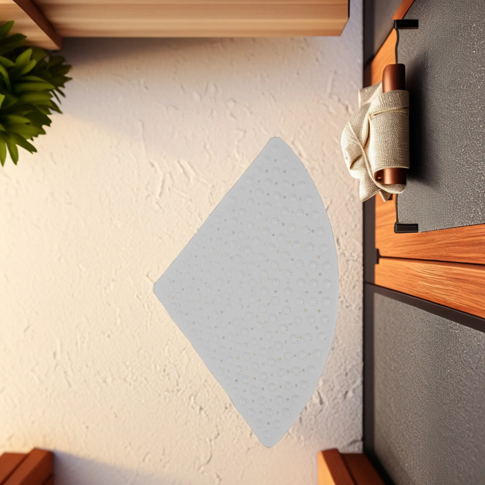 Triangle Non Slip Bath Mat Silicone Anti Slip Bathtub Mat for Elderly Bathroom Safety Comfortable Versatile Use
Triangle Non Slip Bath Mat Silicone Anti Slip Bathtub Mat for Elderly Bathroom Safety Comfortable Versatile Use